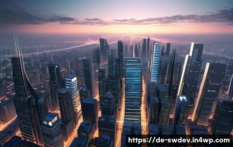 소프트웨어 설계 패턴을 활용한 데이터 처리 - **Prompt 1: "The Data Architect's Blueprint City"**
A highly detailed, intricate digital art ill...